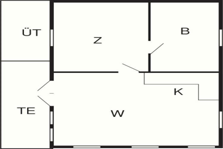 One-Bedroom Holiday Home In Grasten Rønsheved 외부 사진