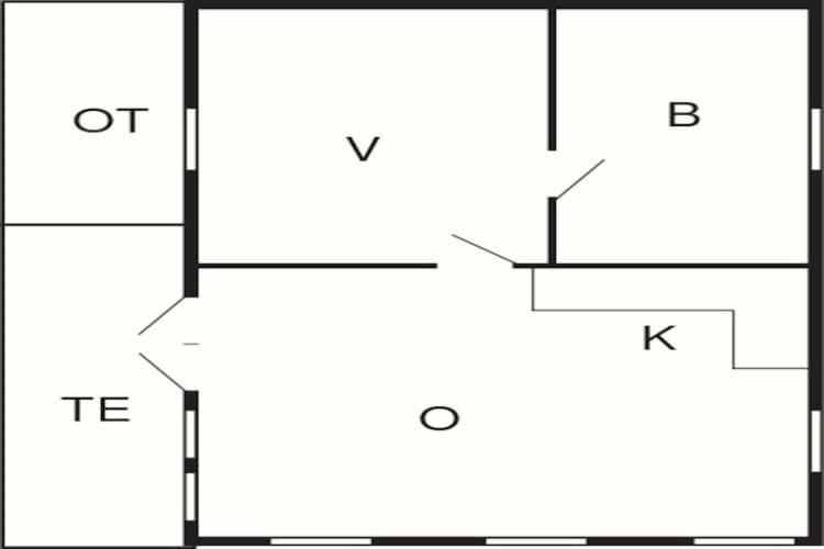 One-Bedroom Holiday Home In Grasten Rønsheved 외부 사진